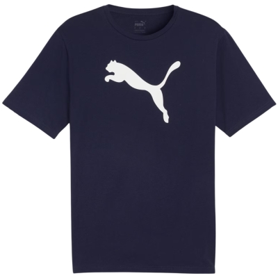 Men's T-shirt Puma Team Rise Logo Jersey Cotton navy blue 658705 06