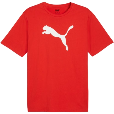 Men's T-shirt Puma Team Rise Logo Jersey Cotton red 658705 01
