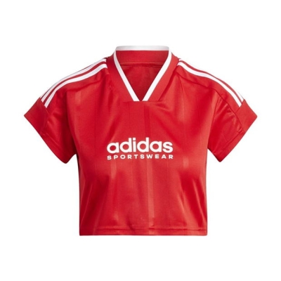 adidas House of Tiro Nations Pack Cut 3-Stripes Crop Jersey Womens