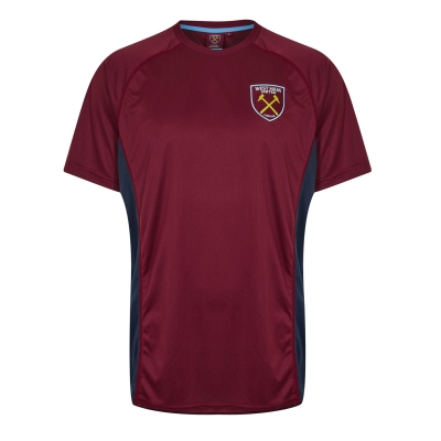 Source Lab Lab West Ham United FC Poly T-Shirt Mens