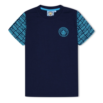 Source Lab Manchester City Graphic T-shirt Juniors