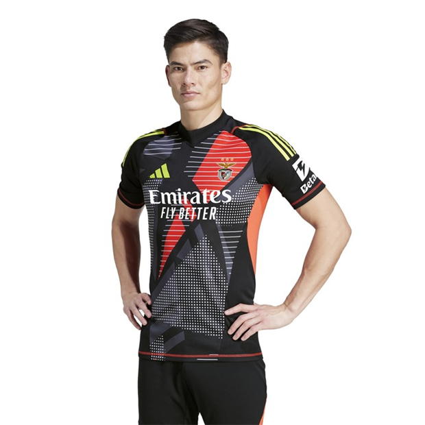 adidas Benfica Short Sleeve Goalkeeper Shirt 2024 2025 Adults
