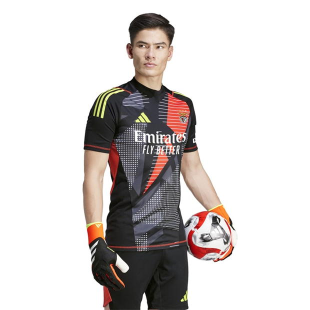 adidas Benfica Short Sleeve Goalkeeper Shirt 2024 2025 Adults