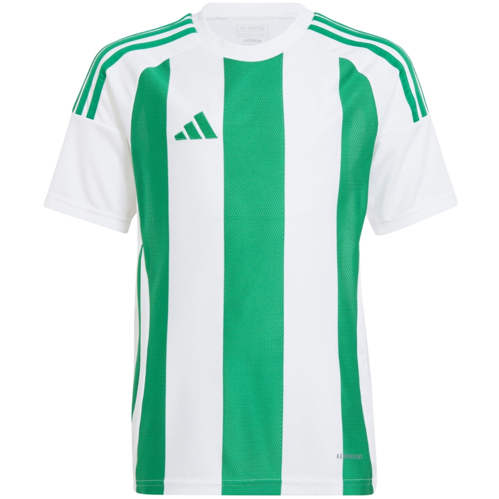 adidas Striped 24 white-green IW2138 kids' jersey