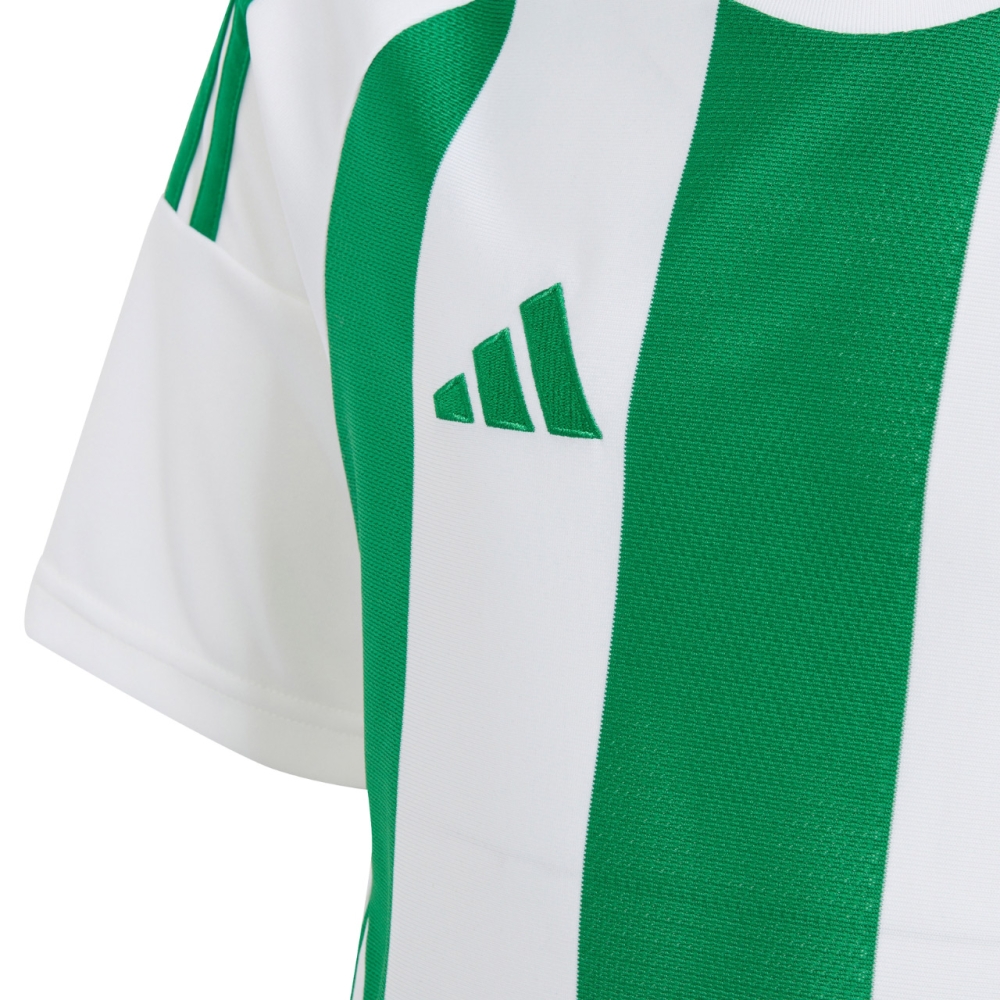 adidas Striped 24 white-green IW2138 kids' jersey
