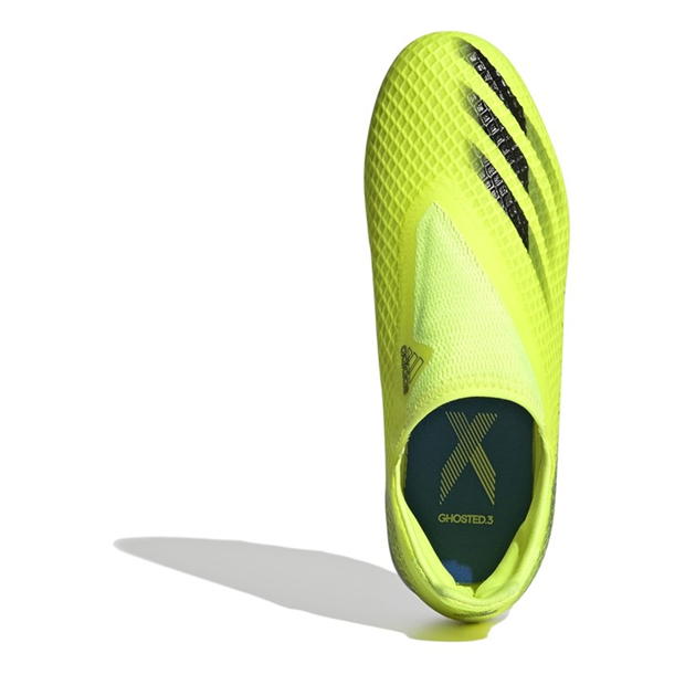 adidas X Ghosted .3 Laceless Juniors Firm Ground Football Boots