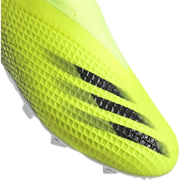 adidas X Ghosted .3 Laceless Juniors Firm Ground Football Boots