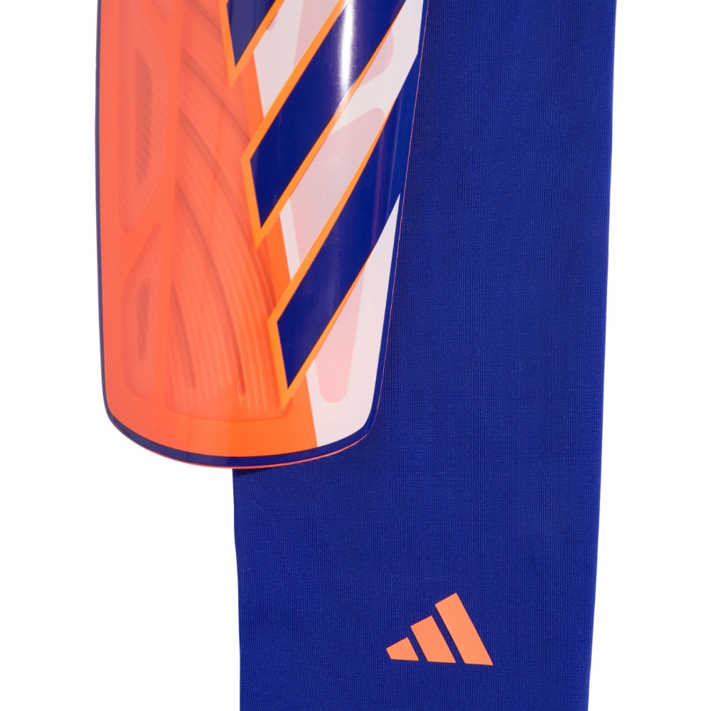 adidas Tiro League blue-orange soccer shin guards JD6026