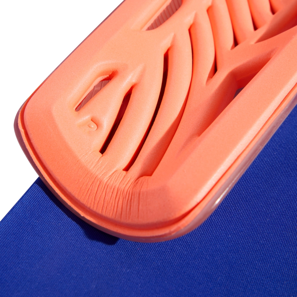 adidas Tiro League blue-orange soccer shin guards JD6026