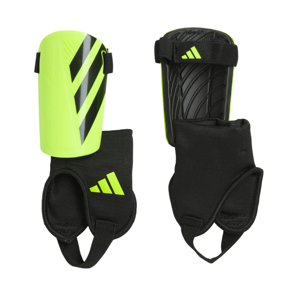 adidas Tiro Match children's football shin guards lime-black IS5603