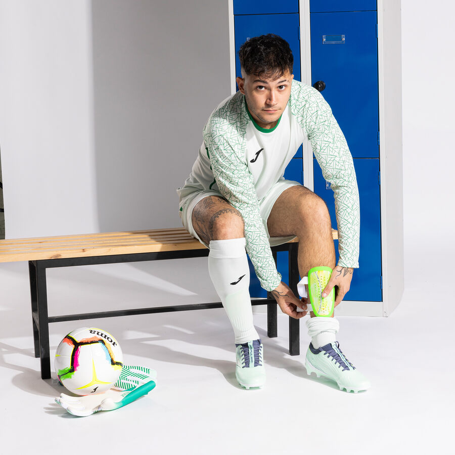 Attack Shin Guards Fluor Green Fluor Yellow