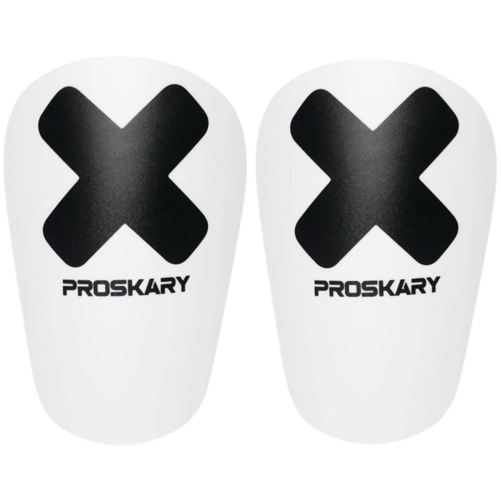 Proskary Venom Shin Pads white 12x8 cm
