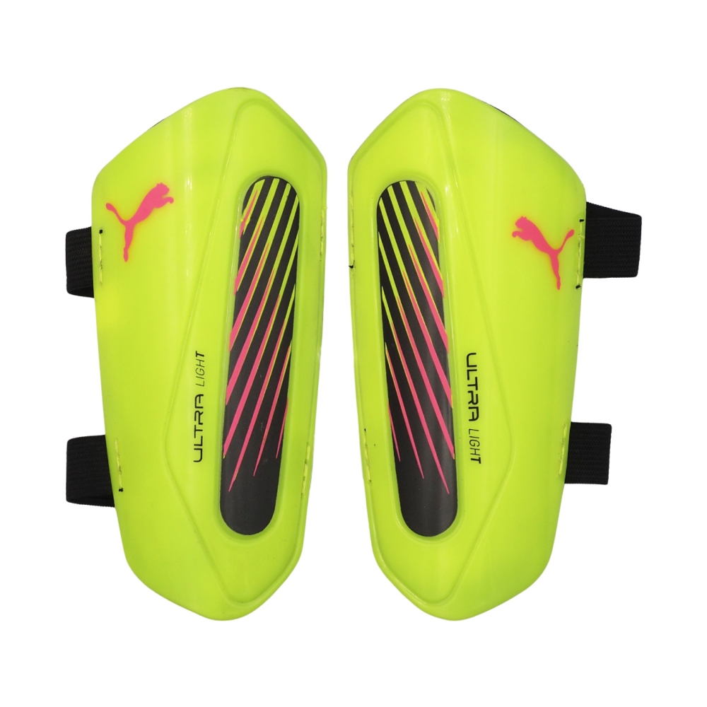 Puma Ultra Light Strap green football shin guards 30992 02