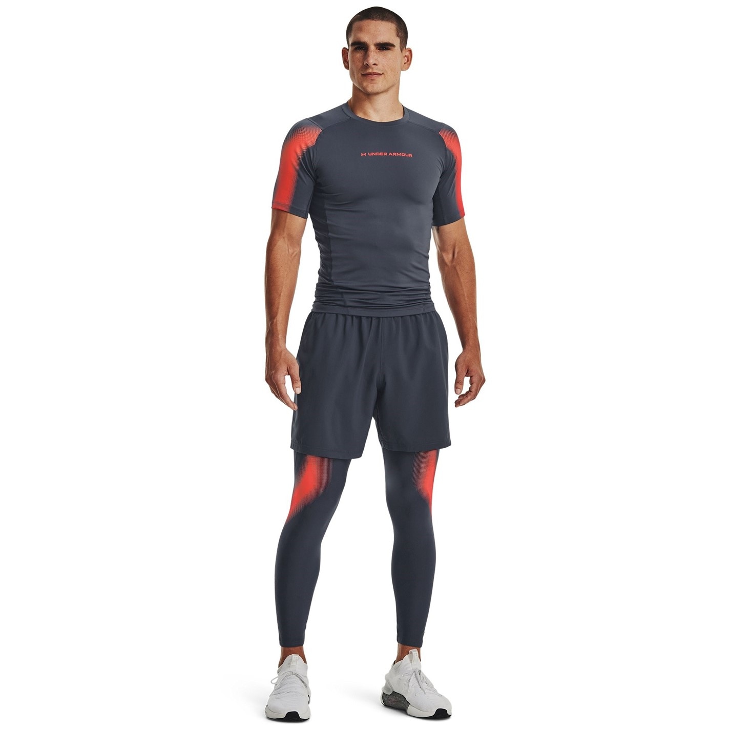 Under Armour Armour Ua Hg Novelty Ss Baselayer Top Mens
