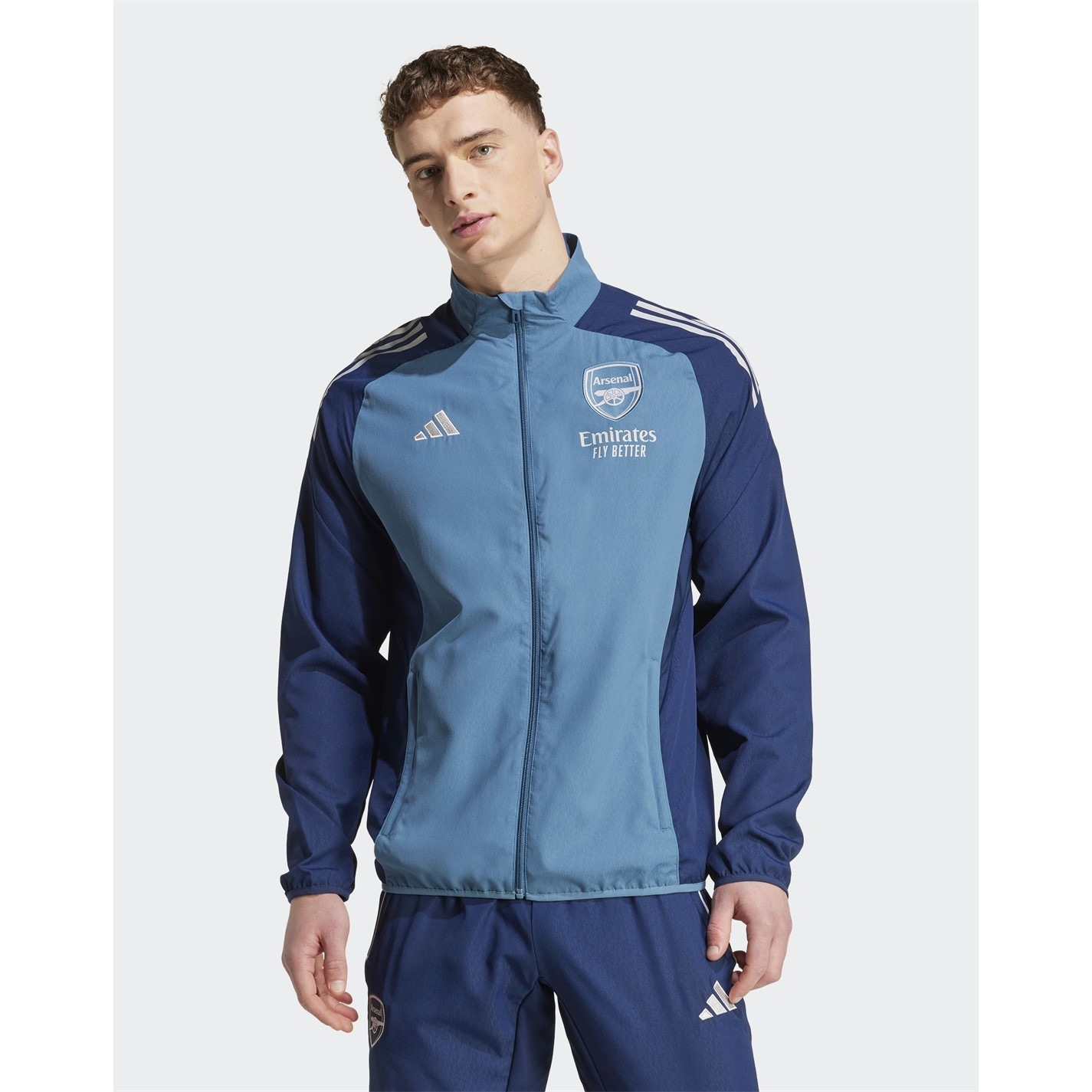 adidas Arsenal Pre Match Tracksuit Top 2025 2026 Mens