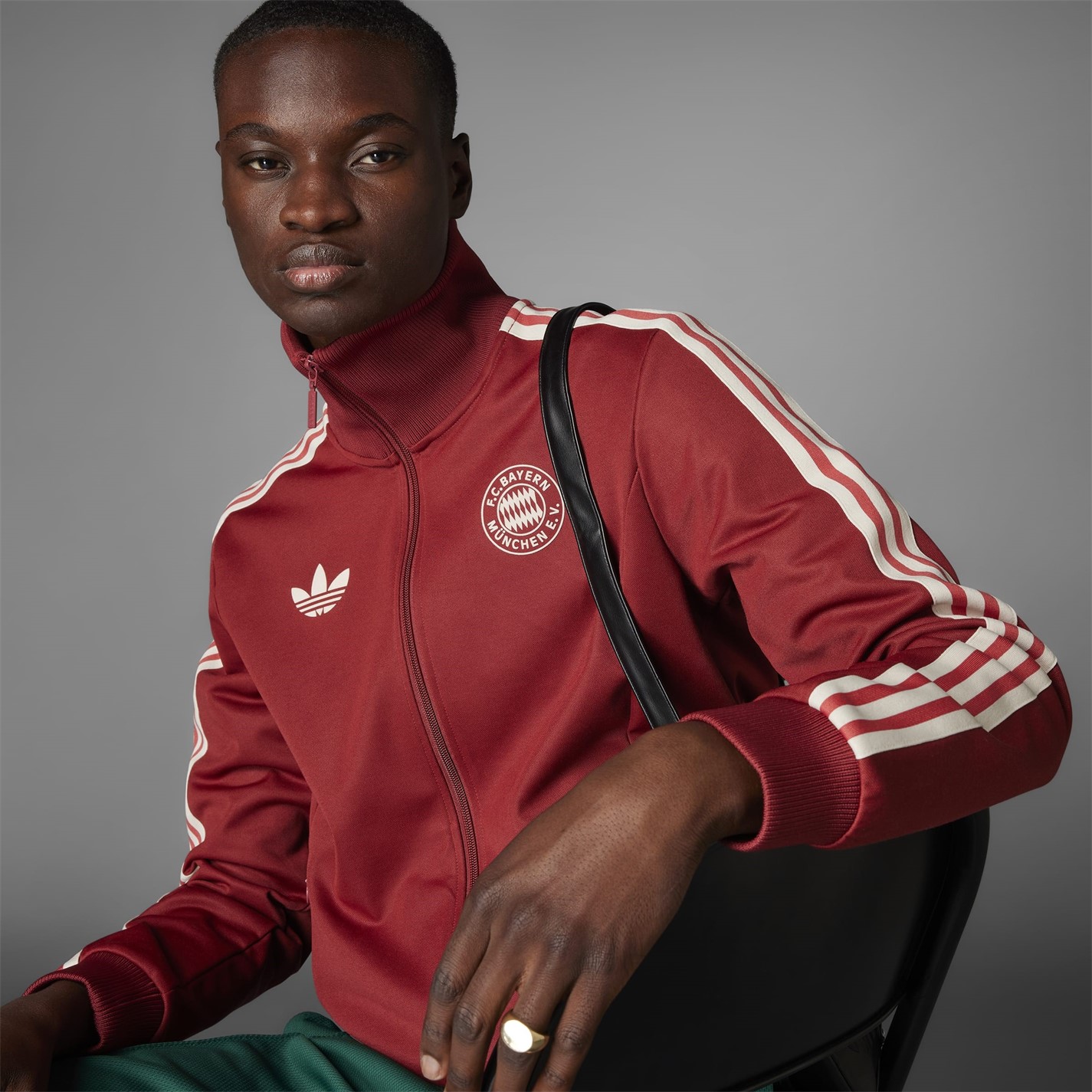 adidas Bayern Munich Originals Tracksuit Top Adults