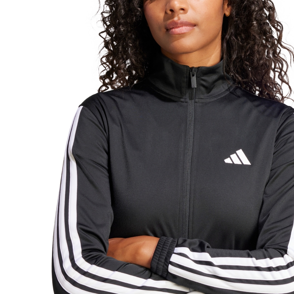 adidas Essentials Tricot 3-Stripes women's sweatshirt black JC8889