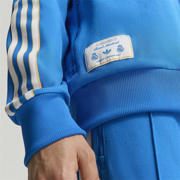 adidas Real Madrid Tracksuit Top Mens
