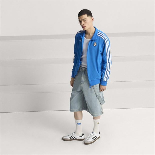 adidas Real Madrid Tracksuit Top Mens