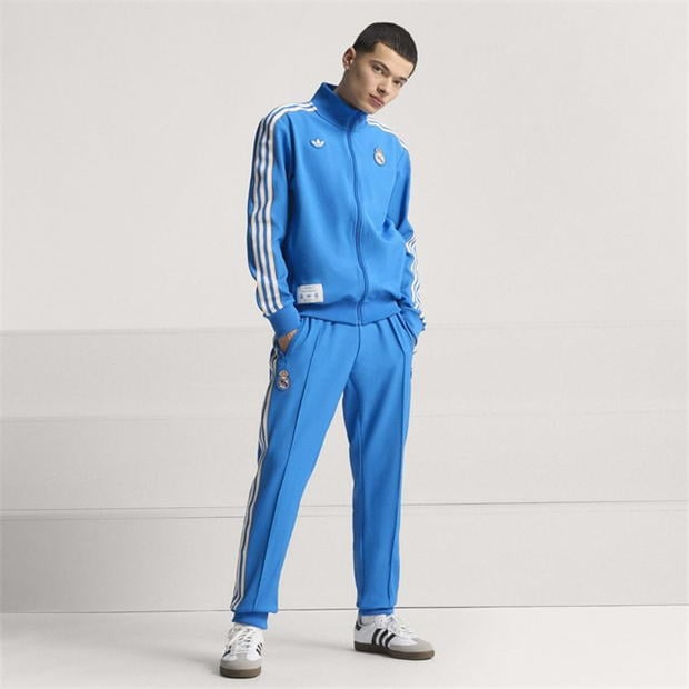 adidas Real Madrid Tracksuit Top Mens
