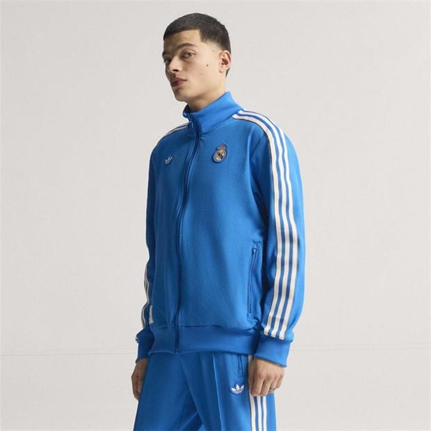 adidas Real Madrid Tracksuit Top Mens