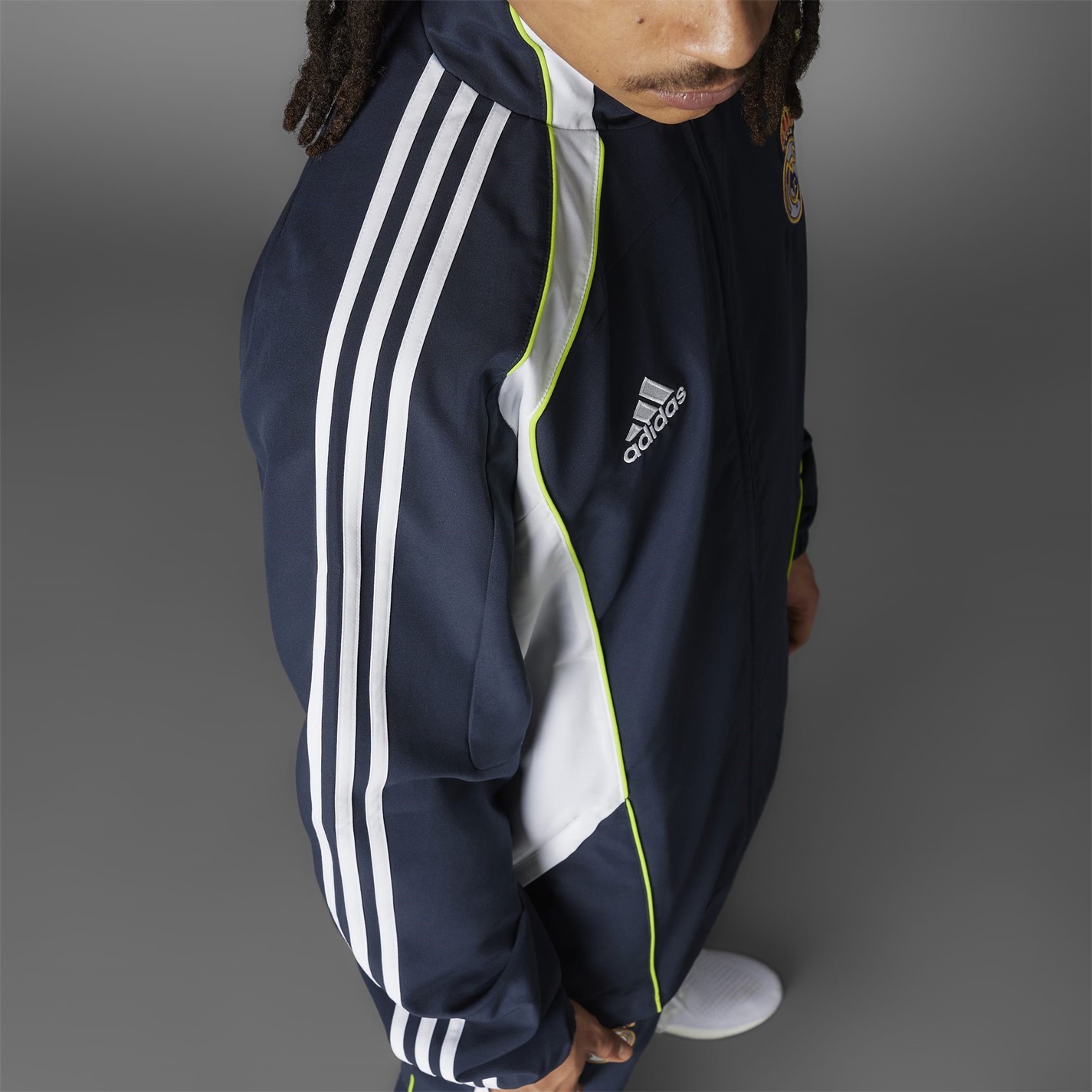 adidas Real Madrid UBP Tracksuit Top Adults