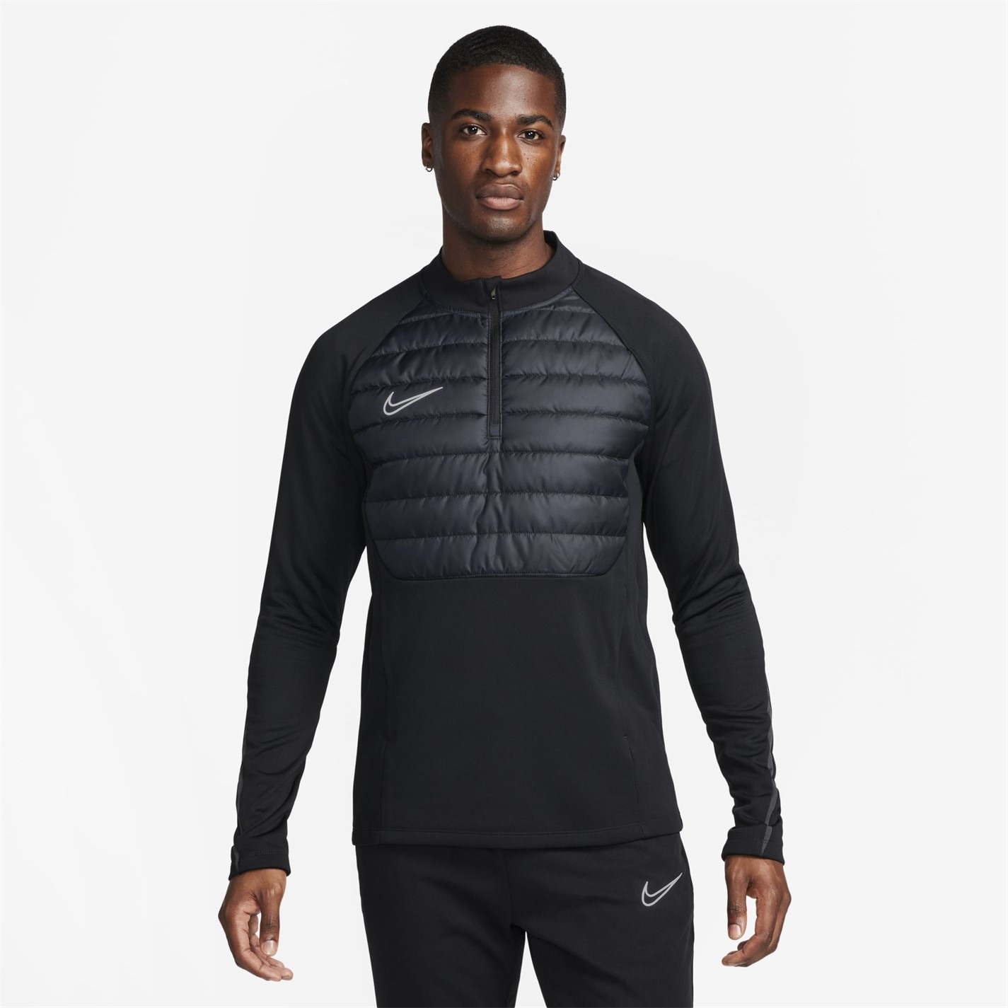 Nike Academy Winter Warrior Mens Therma-FIT 1/2-Zip Soccer Top