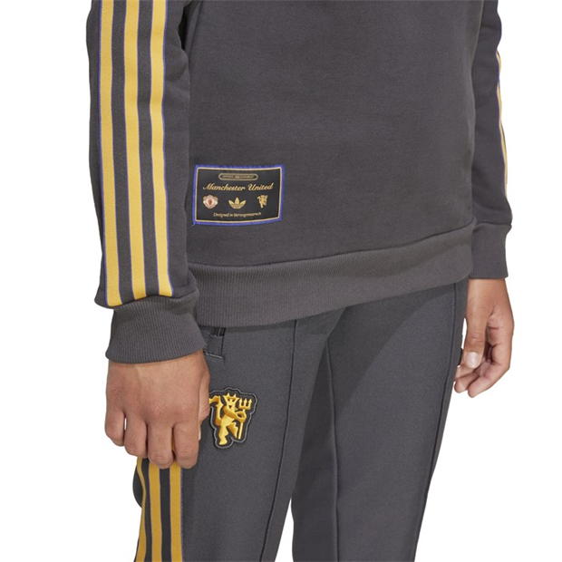 adidas Manchester United Icons Crew Sweater Juniors