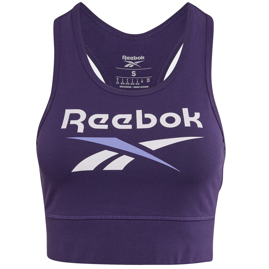Reebok Identity BL Cotton Bralette sports bra purple GI6575
