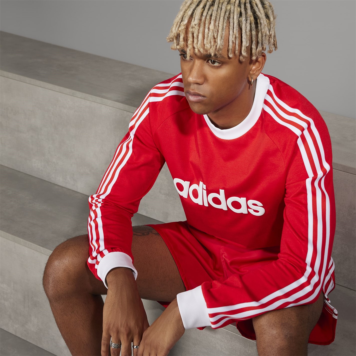 adidas Bayern Originals 70s Long Sleeve Shirt Adults