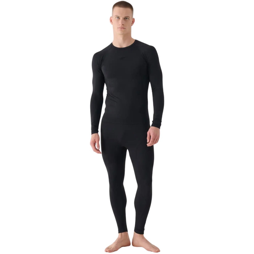 Men's thermoactive leggings 4F M173 deep black 4FWAW24USEAM173 20S