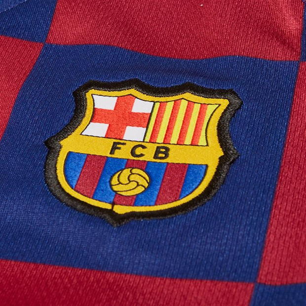 Nike Barcelona 2019/20 Home Little Kids Soccer Kit