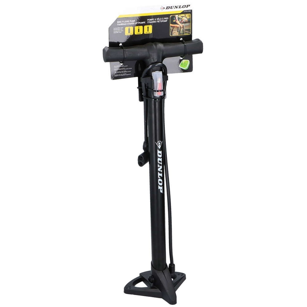 Dunlop workshop-bicycle pump 174 psi 12 bar 102207