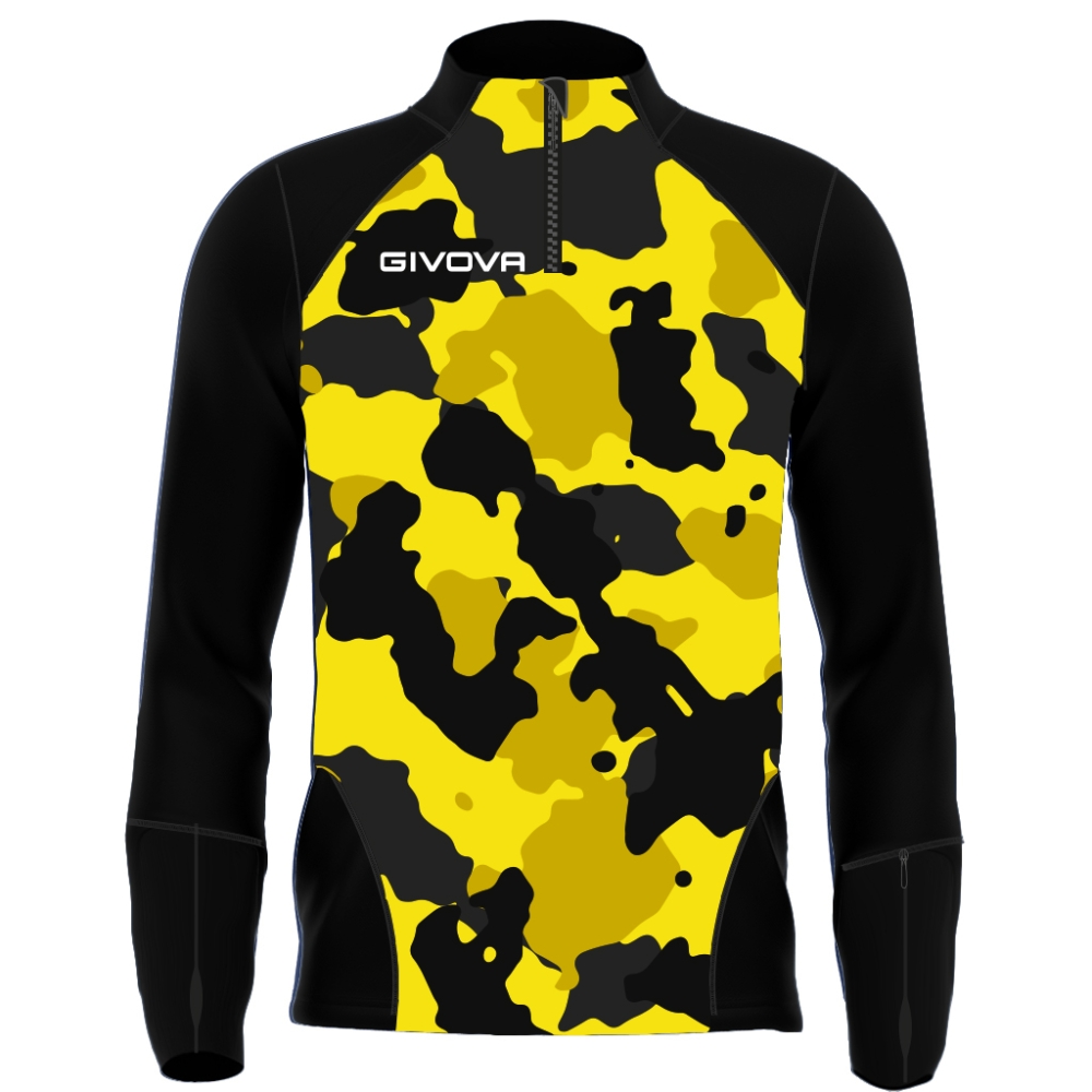 MAGLIA TECNICA HALF ZIP ARMY