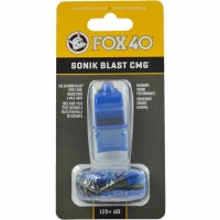 Whistle FOX 40 Sonik Blast CMG blue with string 9203-0508