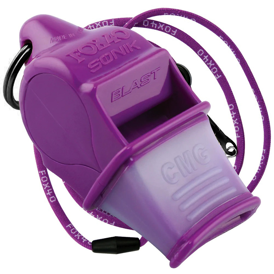 Whistle Fox 40 Sonik Blast CMG purple with string 9203-0808