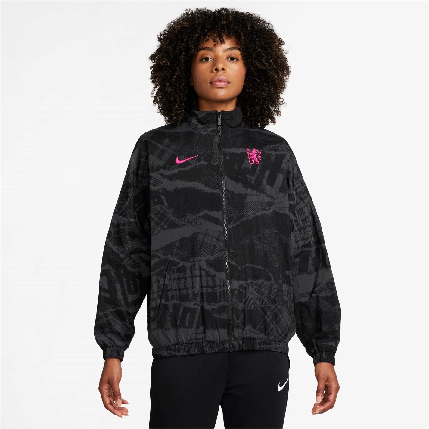 Nike Chelsea FC Woven Windrunner Jacket 2024 2025 Womens