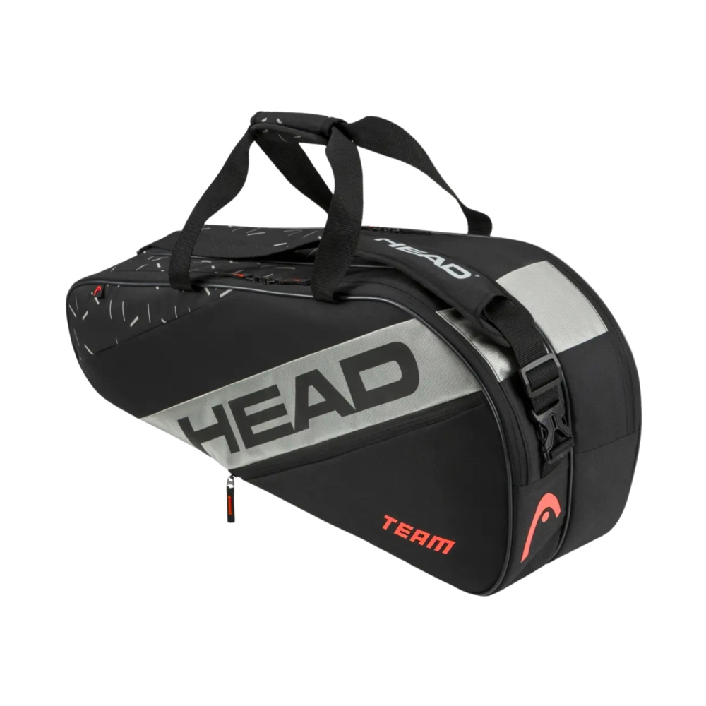 Head Team Racquet Bag M Tennis Bag Black-Gray 262224