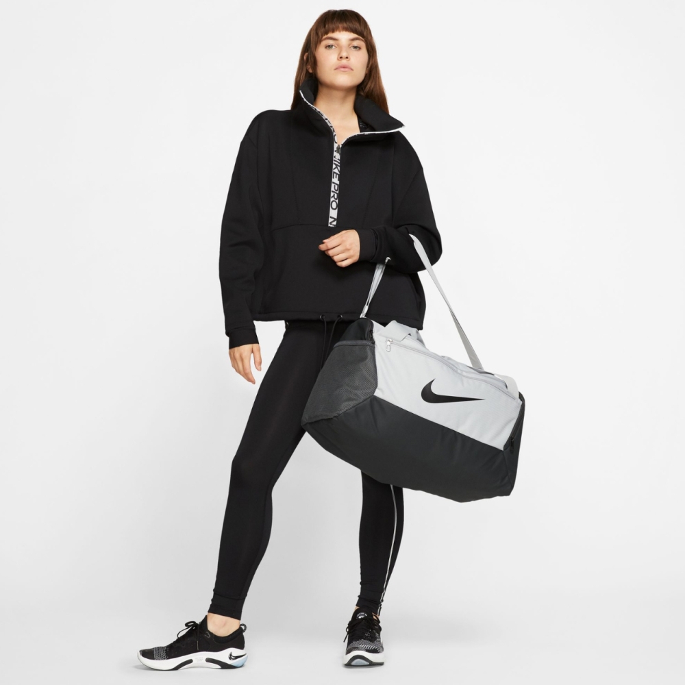 Nike Brasilia S Duffel 9.0 Bag Gray-Black BA5957 077