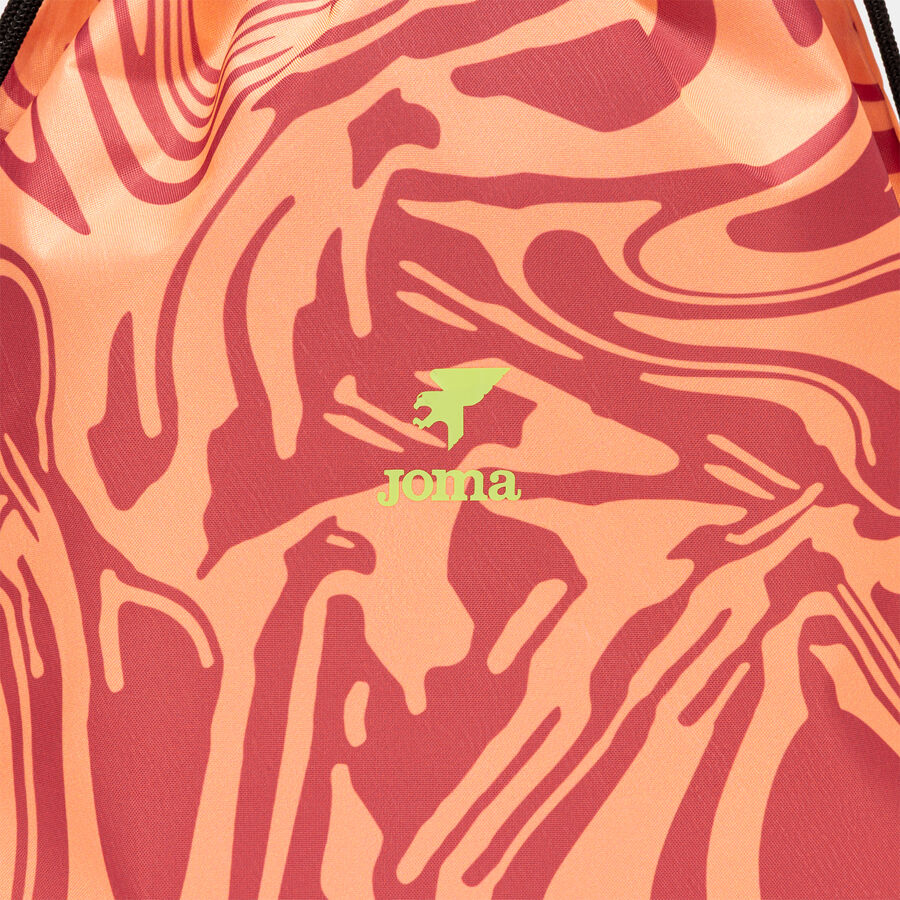 Kids Camp Gym Sack Orange Pink