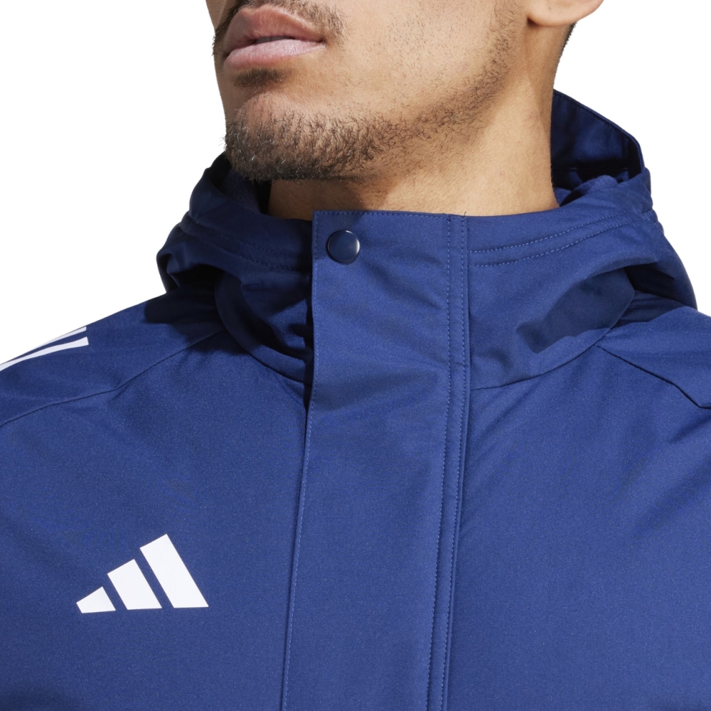 adidas Tiro 24 Stadium Parka men's jacket blue IR9495