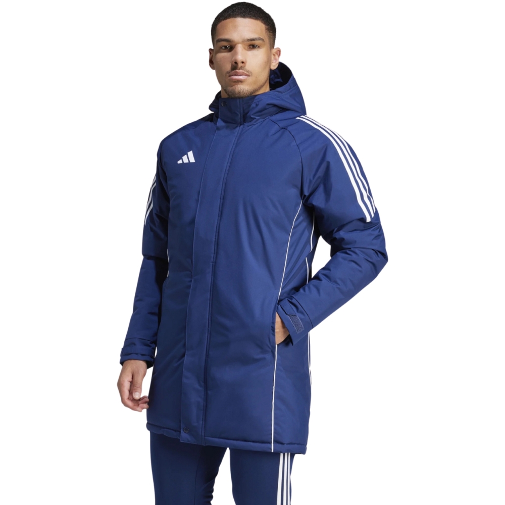 adidas Tiro 24 Stadium Parka men's jacket blue IR9495