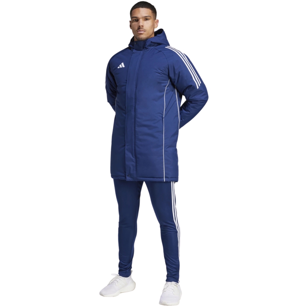 adidas Tiro 24 Stadium Parka men's jacket blue IR9495