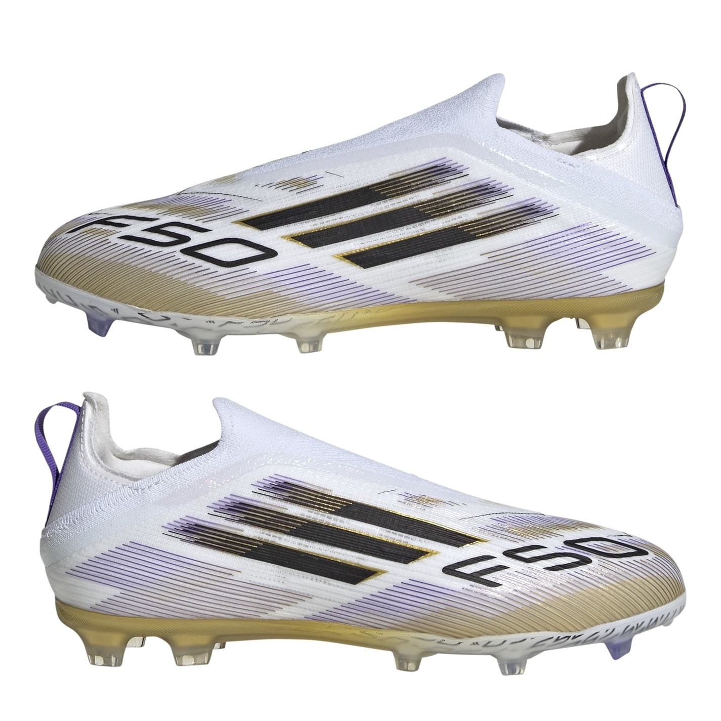 adidas F50 Laceless Childrens Firm Ground Football Boots