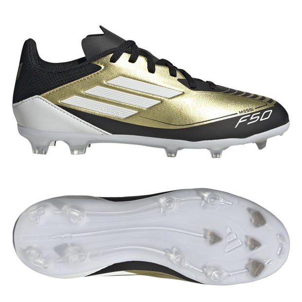 adidas F50 League Fg/Mg J Messi Firm Ground Football Boots Boys