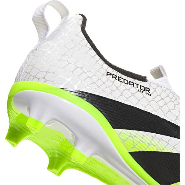 adidas Predator 3 Childrens Laceless Firm Ground Football Boots