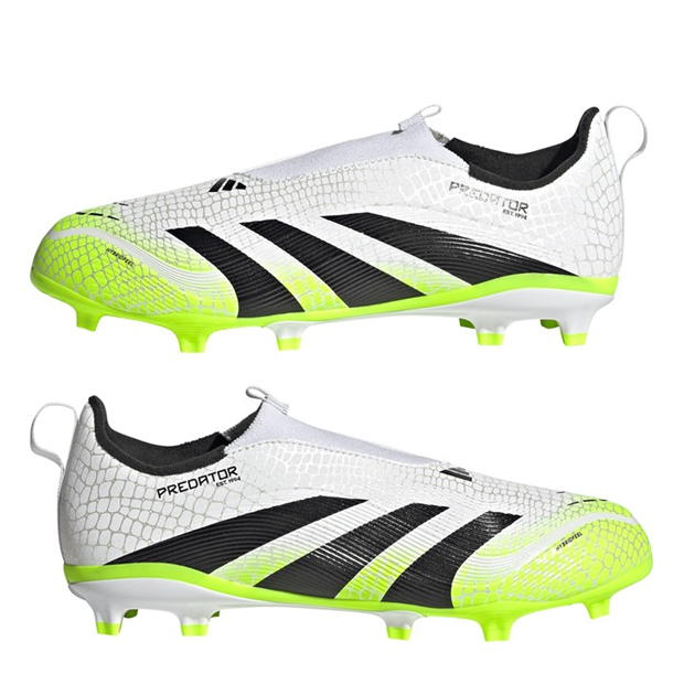 adidas Predator 3 Childrens Laceless Firm Ground Football Boots