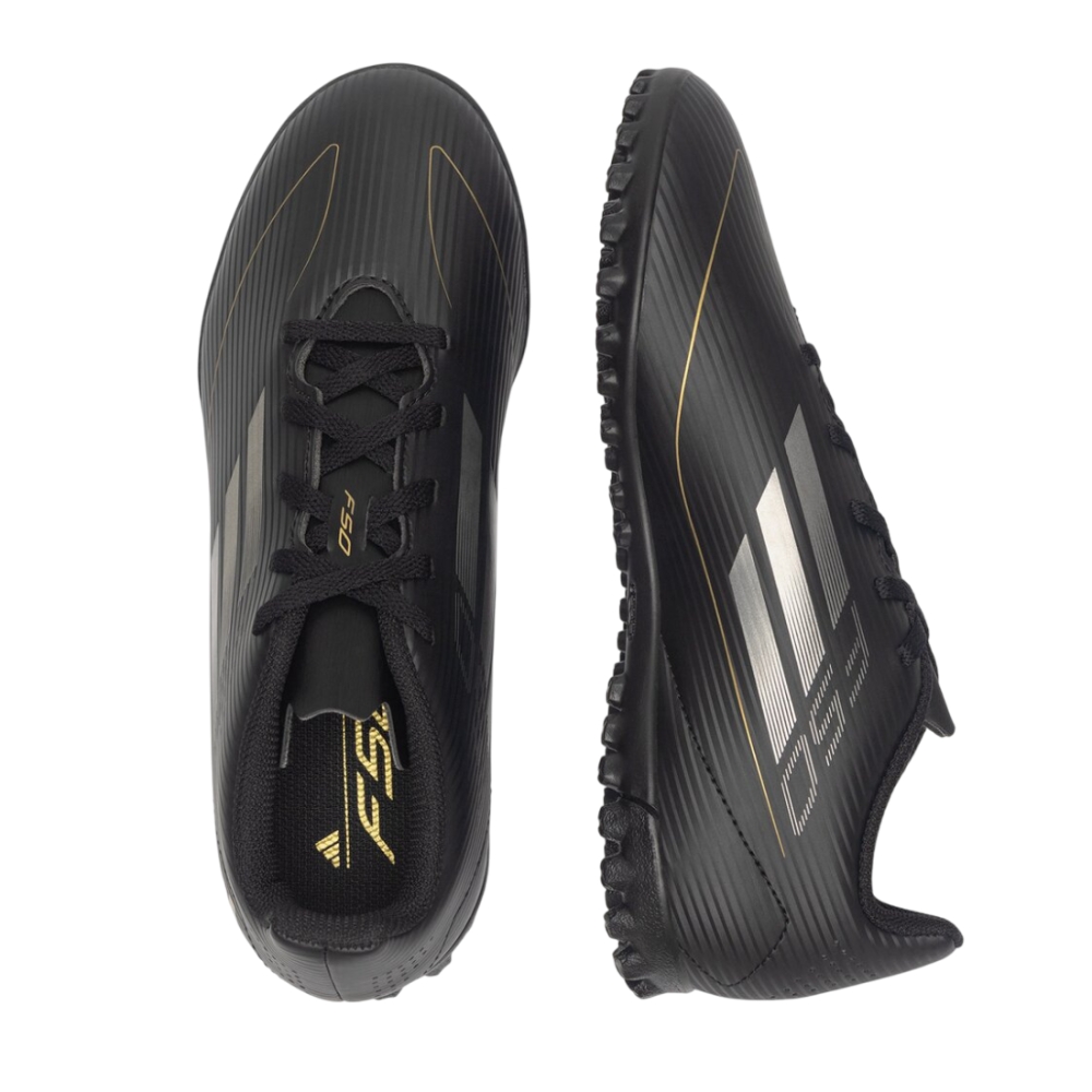 Ghete fotbal adidas f50 club tf j negru