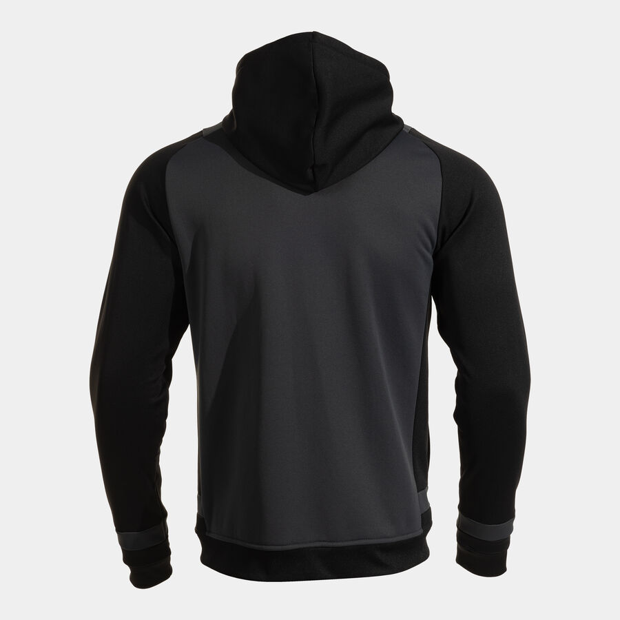 Lider Zip-up Hoodie Dark Gray Black