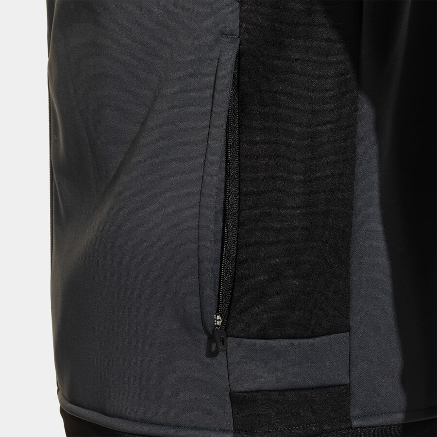 Lider Zip-up Hoodie Dark Gray Black